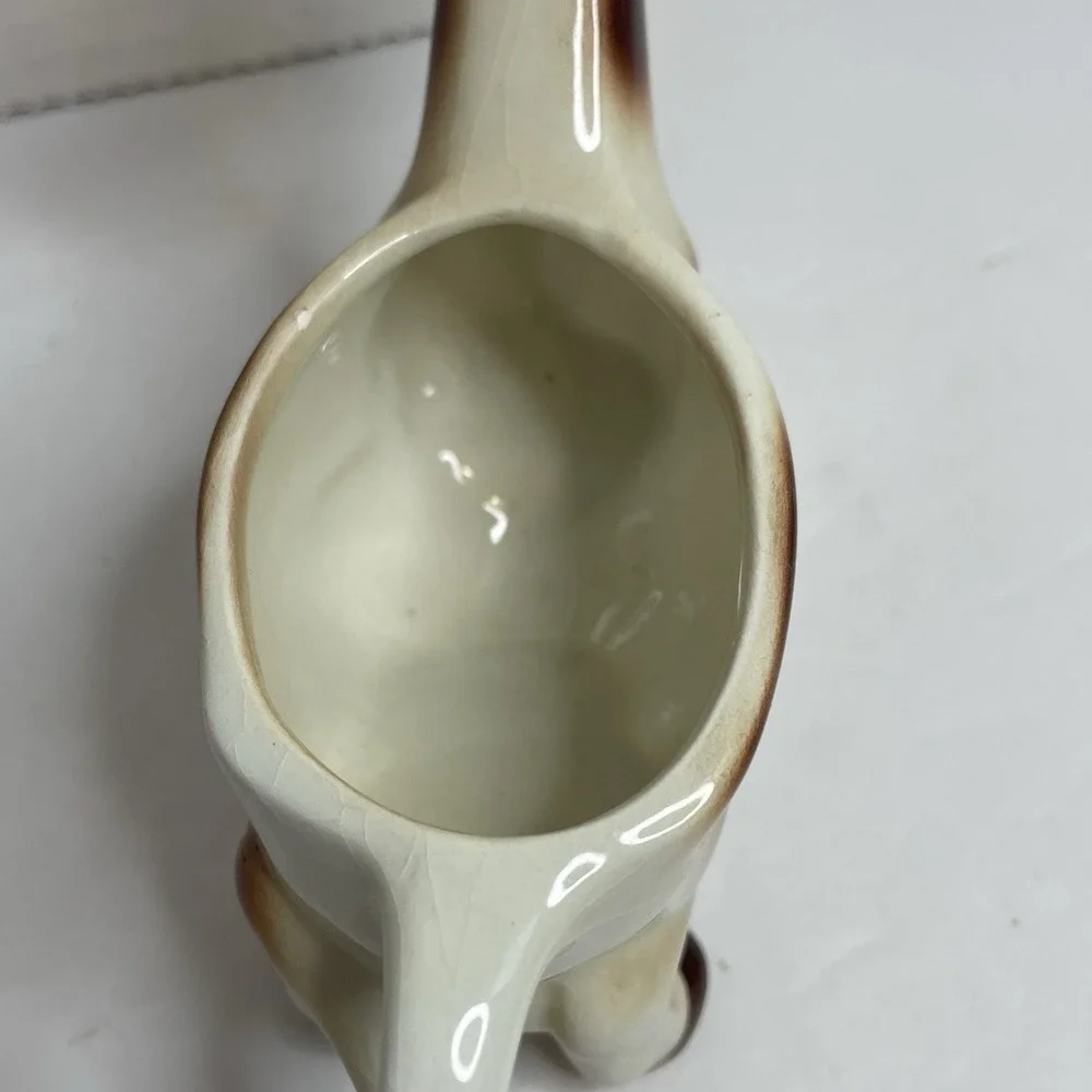 Vintage GOEBEL GERMANY Porcelain Cow Creamer, 5 3/4